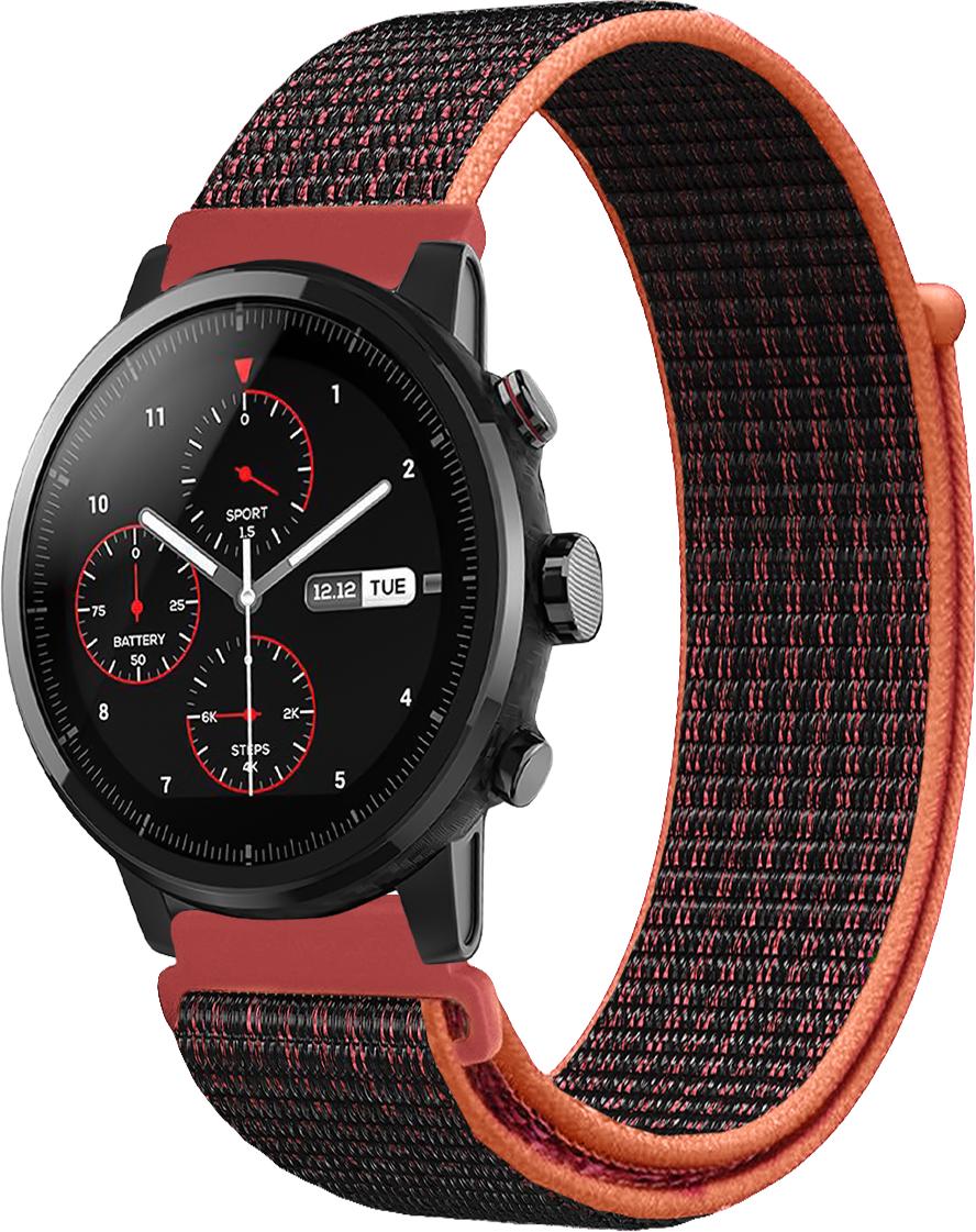Ремешок нейлоновый Sport Loop для Amazfit Stratos Black/Red (16394-44) Ремешок нейлоновый Sport Loop для Amazfit Stratos Black/Red (16394-44)