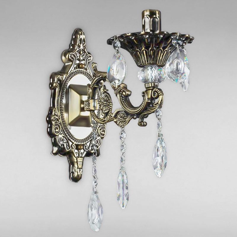 Настенный светильник свеча Light House SH-17042/1WA 250х320 мм E14 Бронзовый