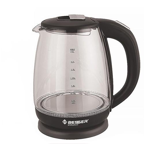 Чайник Besser 10327 електричний 1,8 л скляний 1800 W Чайник Besser 10327 електричний 1,8 л скляний 1800 W