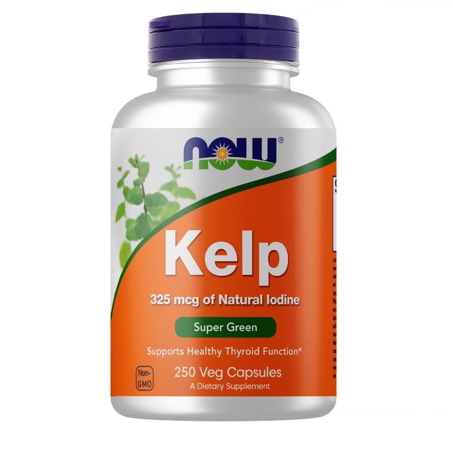 Натуральна добавка NOW Kelp 325 mcg 250 вегакапс. (4491)