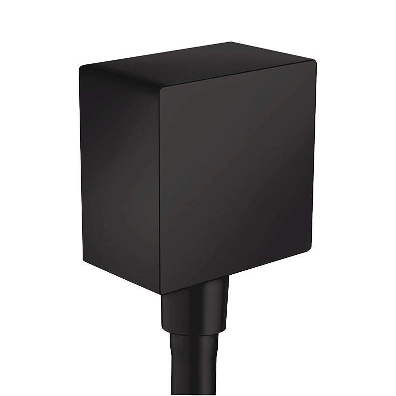 Шланговое подключение для душа Hansgrohe FixFit Черный матовый (26455670)