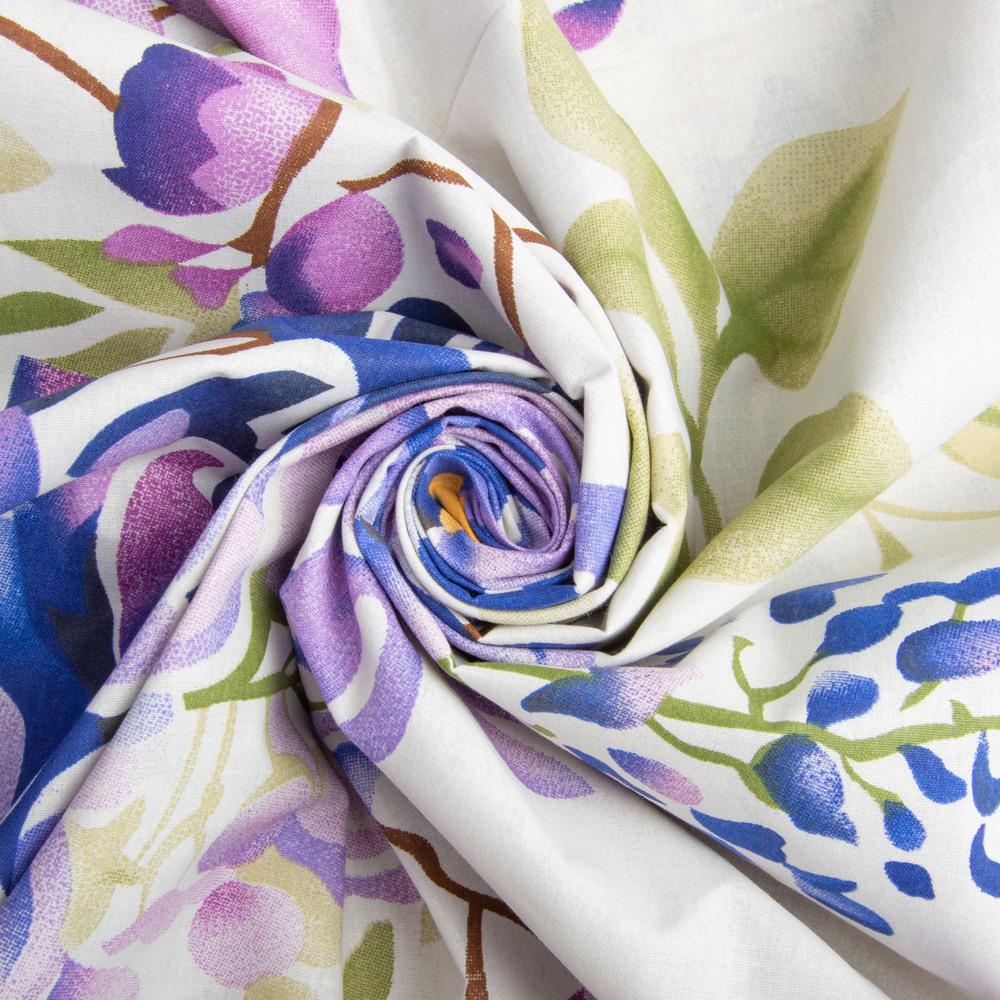 Ткань бязь ранфорс для постельного белья GOLD LUX 125 гр/м2 220 см (GLux-5199 Глициния)