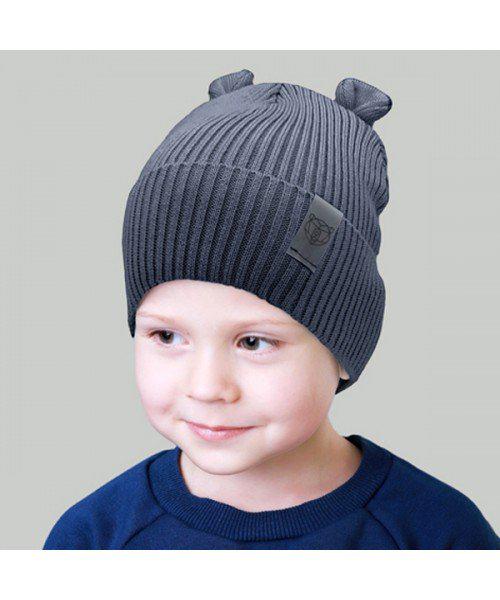Шапка дитяча Elf Бен р. 46 Темно-сірий (OK001968)