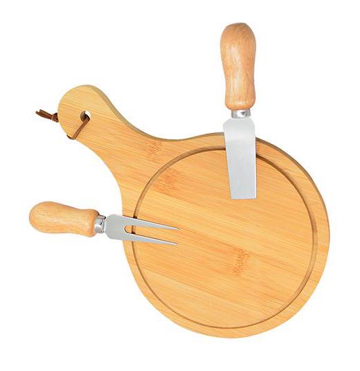 Доска кухонная Stenson с ножами 18x26 см (TL00151)