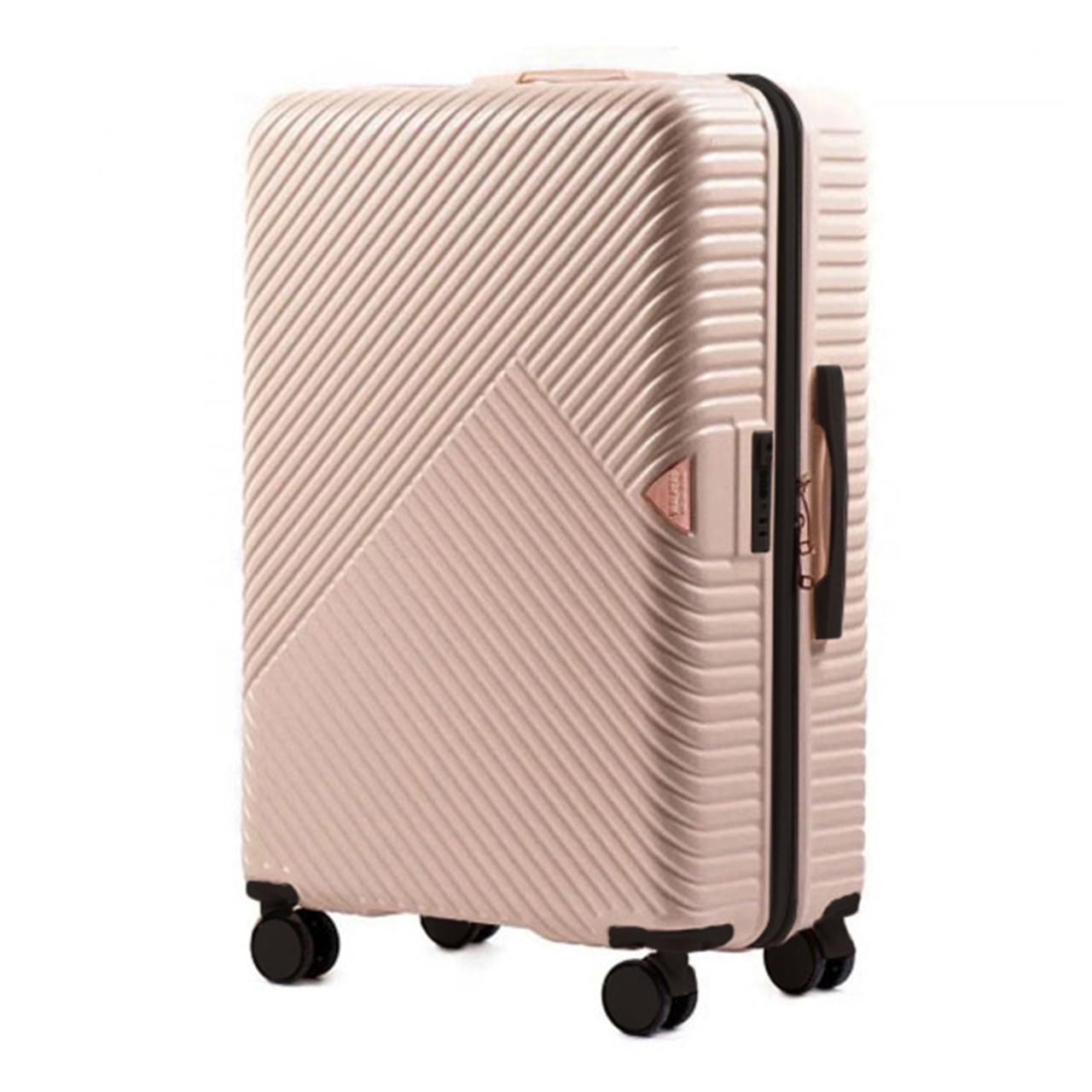 Валіза Wings WN01 велика 108 л Кремовий (WN01-L-Creme-ABS)