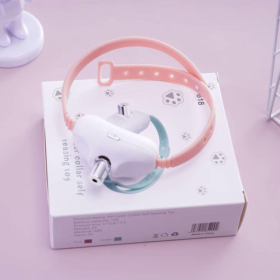 Смарт-ошейник интерактивный Laser Collar со встроенным лазером для кошек Персиковый - фото 4 Смарт-ошейник интерактивный Laser Collar со встроенным лазером для кошек Персиковый - фото 4