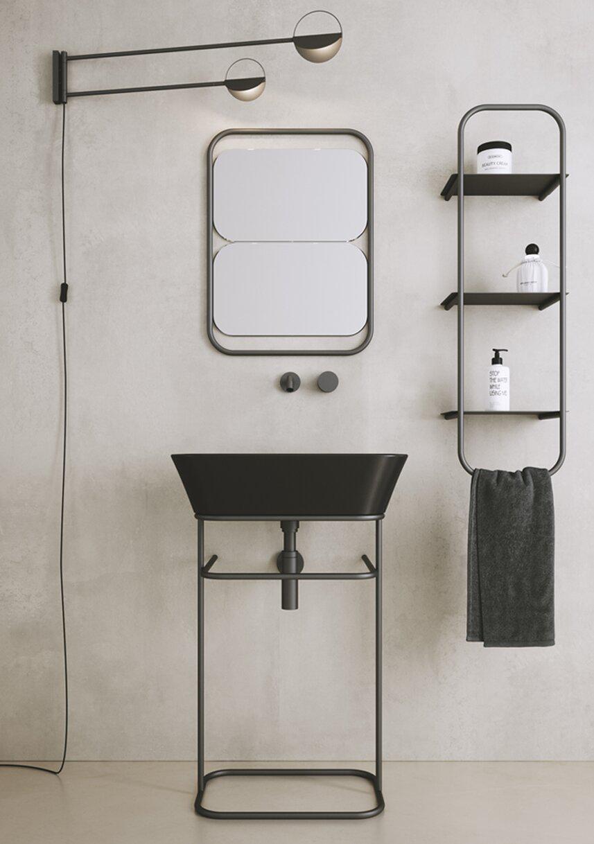 Умивальник накладний Simas Wave WA02NM 600x420x165 мм Чорний (184682) - фото 2 Умивальник накладний Simas Wave WA02NM 600x420x165 мм Чорний (184682) - фото 2