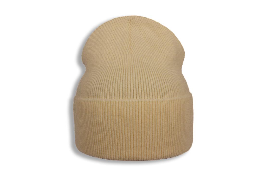 Шапка молодіжна біні Apex Елсі з відворотом кашемірова без підкладки Кремовий (282041) - фото 1 Шапка молодіжна біні Apex Елсі з відворотом кашемірова без підкладки Кремовий (282041) - фото 1