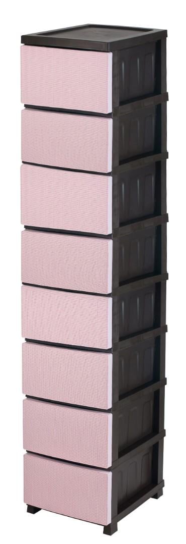 Комод пластиковый RIO Pink (8-12-10487)