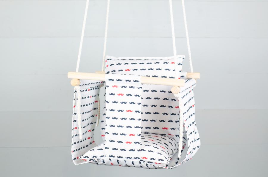 Качели детские тканевые Christyle 30х35 см Белый (15909)