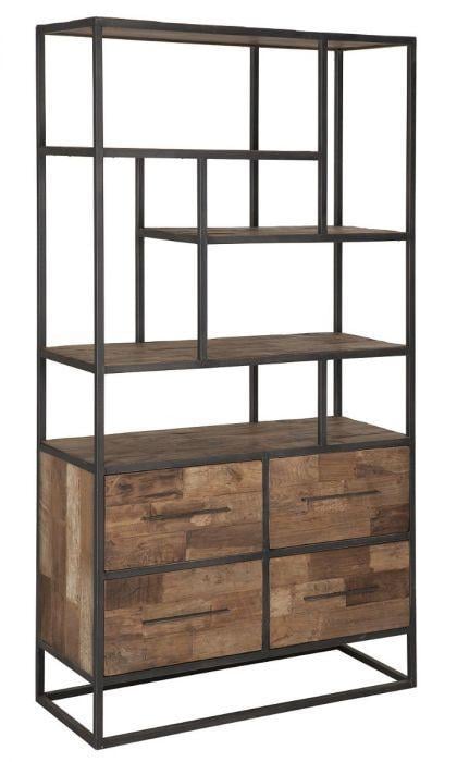 Стеллаж для хранения Loft NS-1959 1830x1000x400 мм Черный (6156d5863edc877ba85899fa)