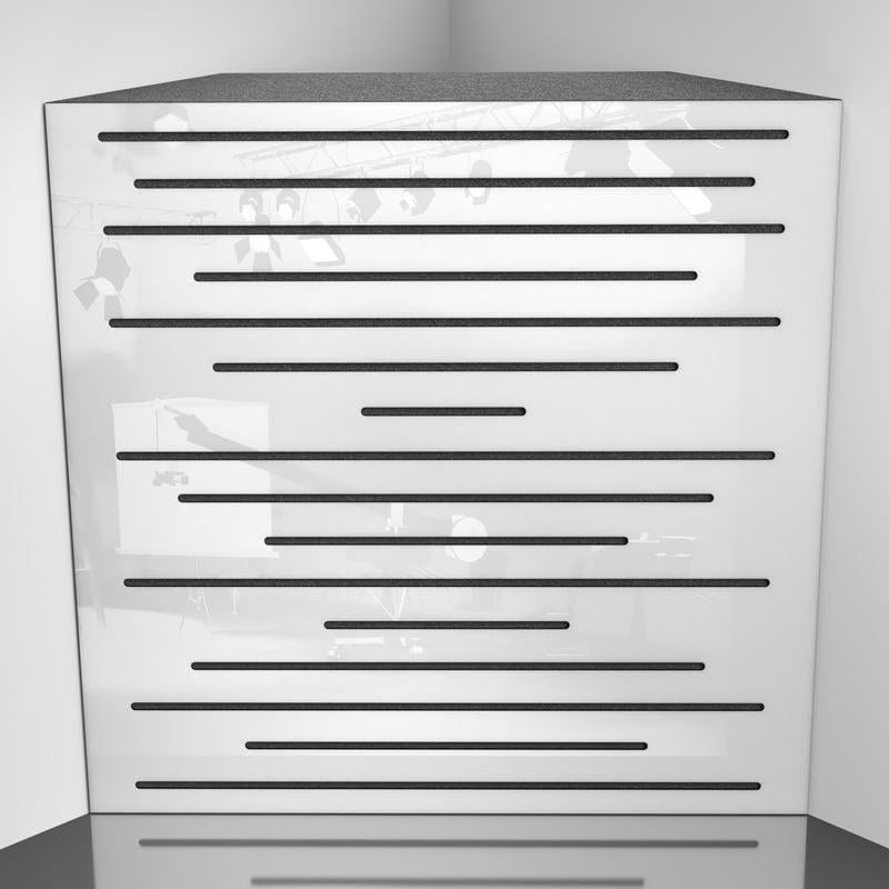 Бас ловушка Ecosound EcoPulse Plastic 50х50 см 100 мм Белый (1631)