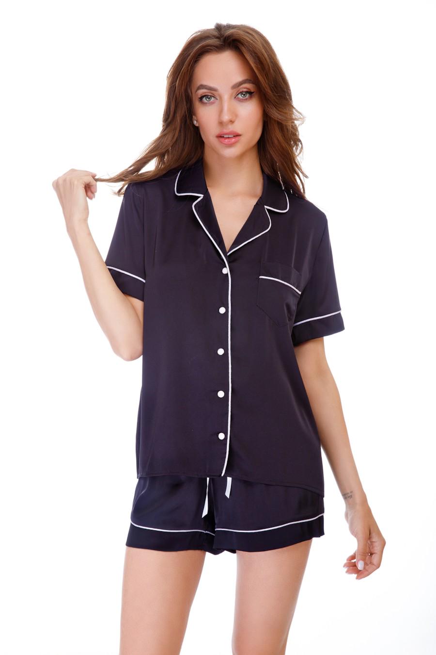 Комплект Sambario блуза/шортики р. 42/S Синий (77139)