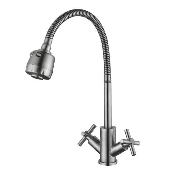 Смеситель для кухни Wezer EAL4D-10 с рефлекторным изливом (1040376)