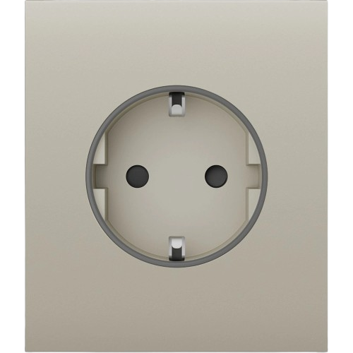 Фронтальная панель Ajax CenterCover basic type F для встроенной розетки Ivory (31022104)