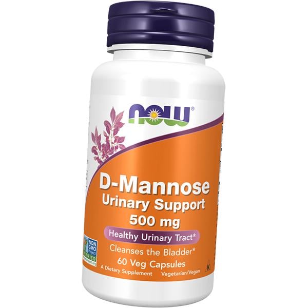 D-манноза Now Foods D-Mannose 500 60 вег. капс. (72128034)