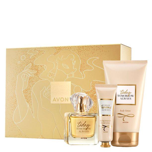 Набор женский парфюмированный Avon TTA Today 3в1 аромат парфюмированный крем для тела крем для рук 150/30/50 мл (AV14095)