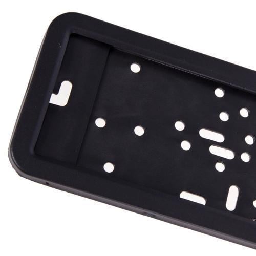 Рамка номера нержавейка РН-70050 Черный - фото 6