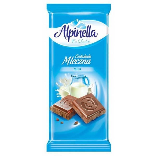 Шоколад Alpinella молочний 90 г (003194)