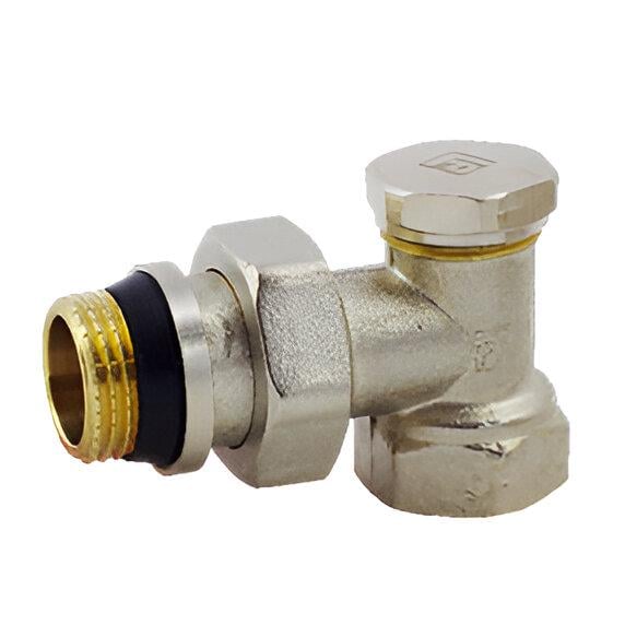 Кран радиаторный FADO S.r.l 1/2" отсекающий нижний угловой (TK-RN02)