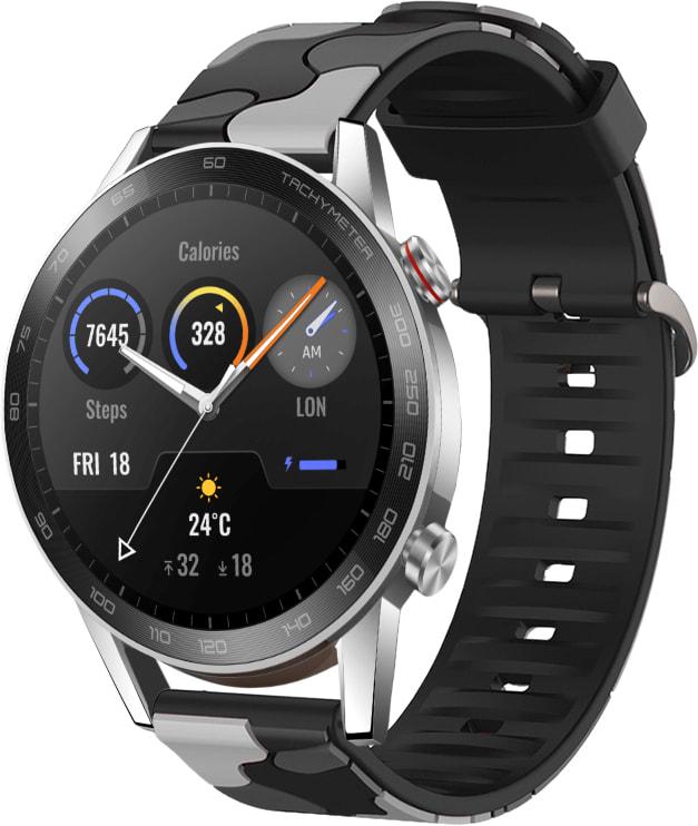 Ремешок Tactic Camouflage для Honor Magic Watch 2 46 мм Black Grey (32943-53) - фото 1 Ремешок Tactic Camouflage для Honor Magic Watch 2 46 мм Black Grey (32943-53) - фото 1