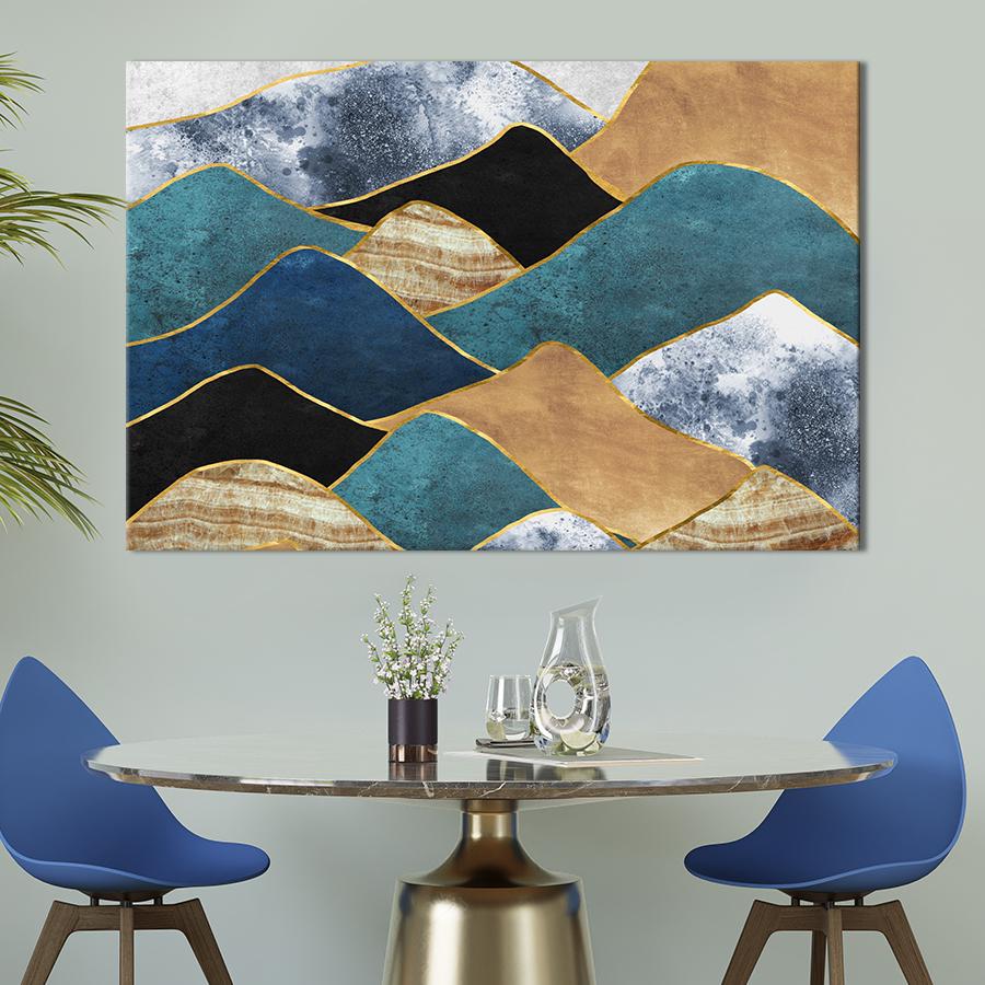 Настенний декор Абстрактная геометрия 80x54 см (1949-1)