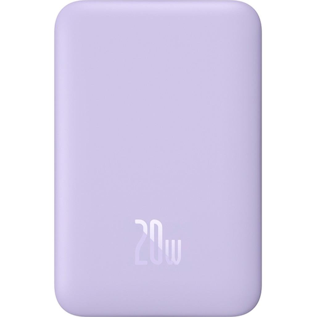 Внешний аккумулятор Baseus Magnetic Bracket Mini 10000 mAh 20W Purple (P10059001513-00)