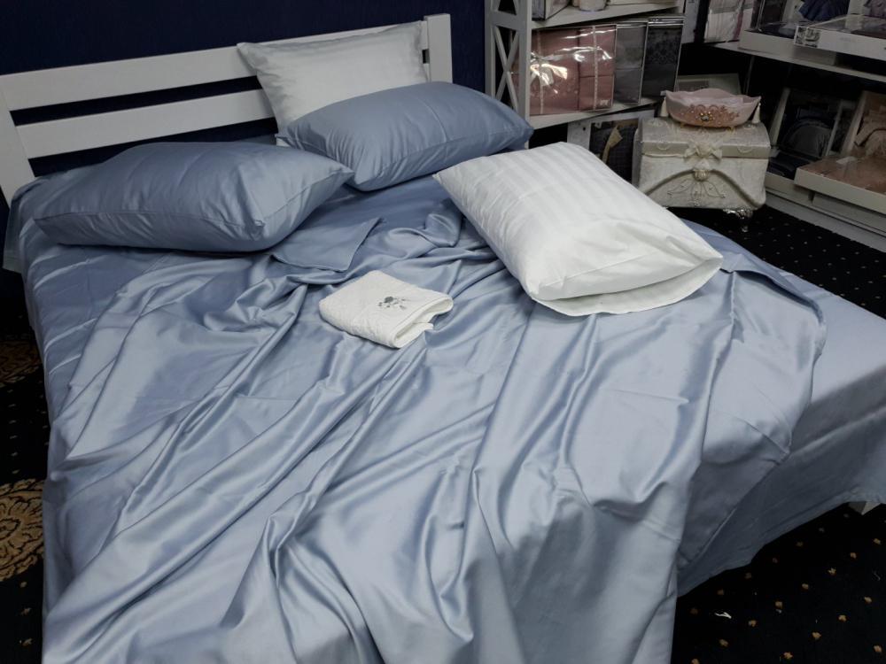 Комплект постельного белья на резинке Моно №186 сатин Premium двуспальный/наволочки 50х70/70х70 см Forever (5677) - фото 1 Комплект постельного белья на резинке Моно №186 сатин Premium двуспальный/наволочки 50х70/70х70 см Forever (5677) - фото 1