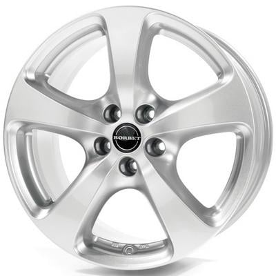 Диски на авто Borbet CC R18 W8.5 PCD5x130 ET50 DIA71.6 Crystal silver