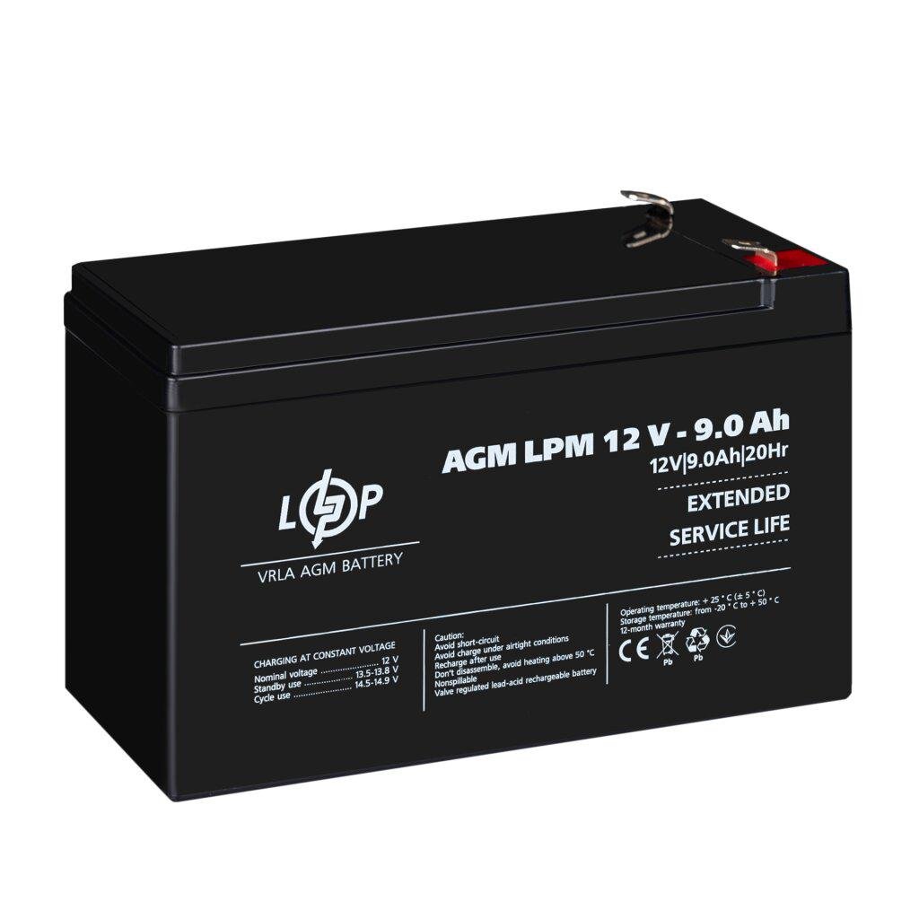 Акумулятор LogicPower AGM LPM 12V 9 Ah для систем ДБЖ свинцево-кислотний 400 циклів (615096) - фото 3 Акумулятор LogicPower AGM LPM 12V 9 Ah для систем ДБЖ свинцево-кислотний 400 циклів (615096) - фото 3