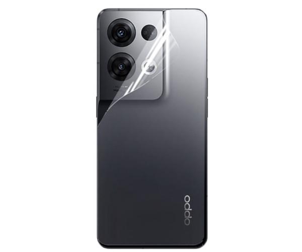 Противоударная гидрогелевая пленка Hydrogel Film для Oppo Reno8 Pro Plus на заднюю панель, Transparent