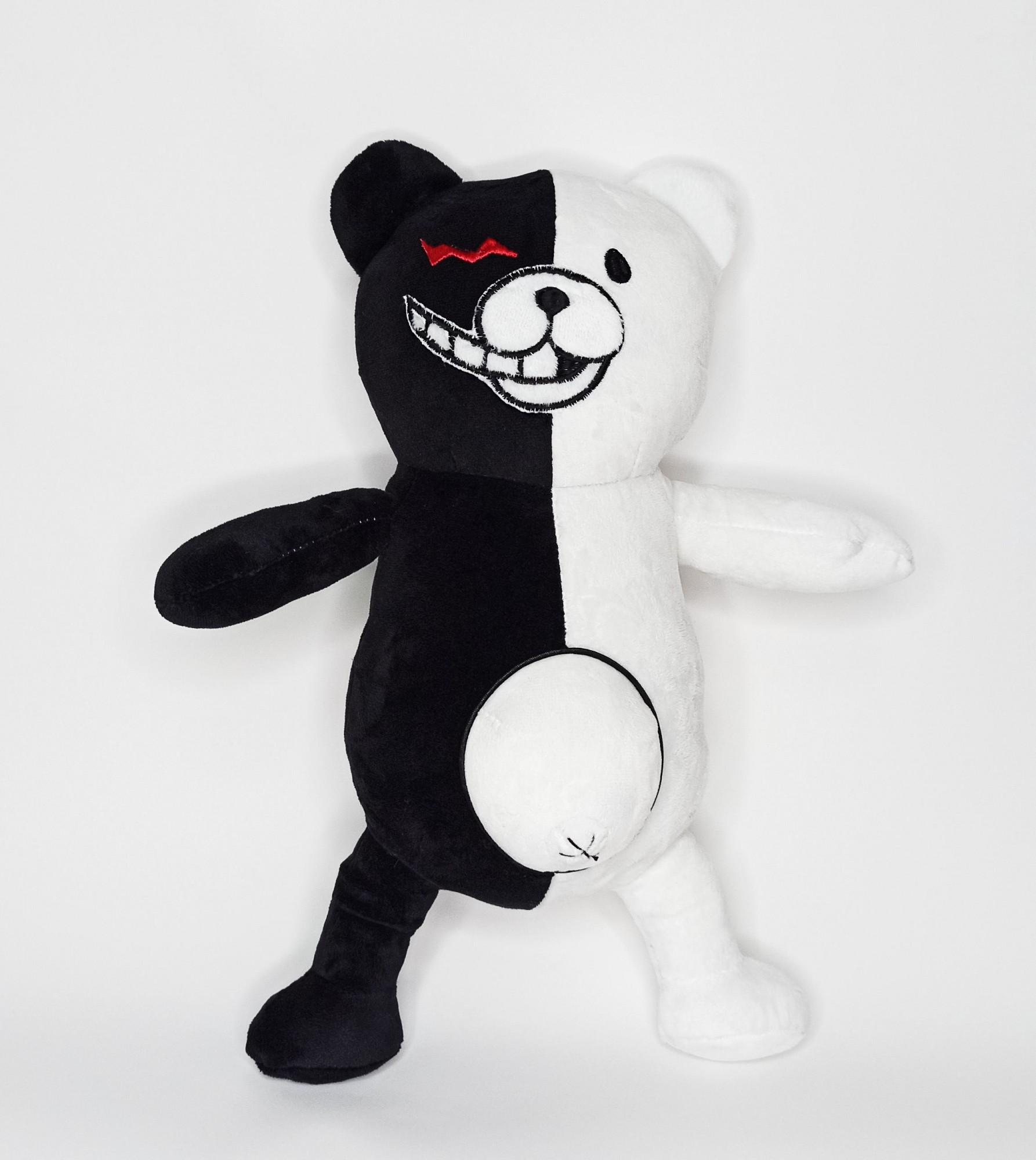 Мягкая игрушка Kinder Toys Monokuma Danganronpa Медведь 40 см Черно-белый (5759)