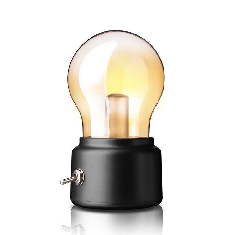 Ретро нічник JANPIM Bulb Light Black (PJ-TTN)