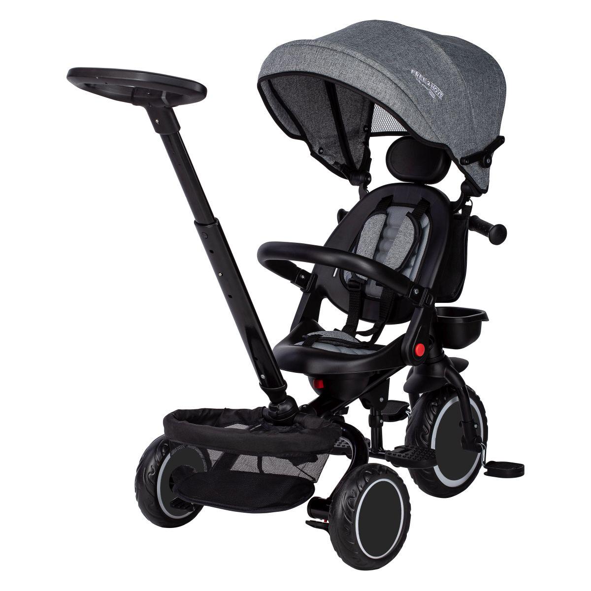 Велосипед дитячий триколісний Free2Move ELIPSO Black/Grey - фото 6