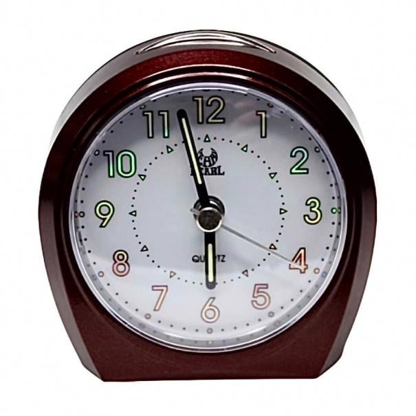 Будильник кварцовий Pearl-174 Bordo (3426)