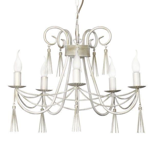 Люстра Nowodvorski пять свечей twist White (4984)