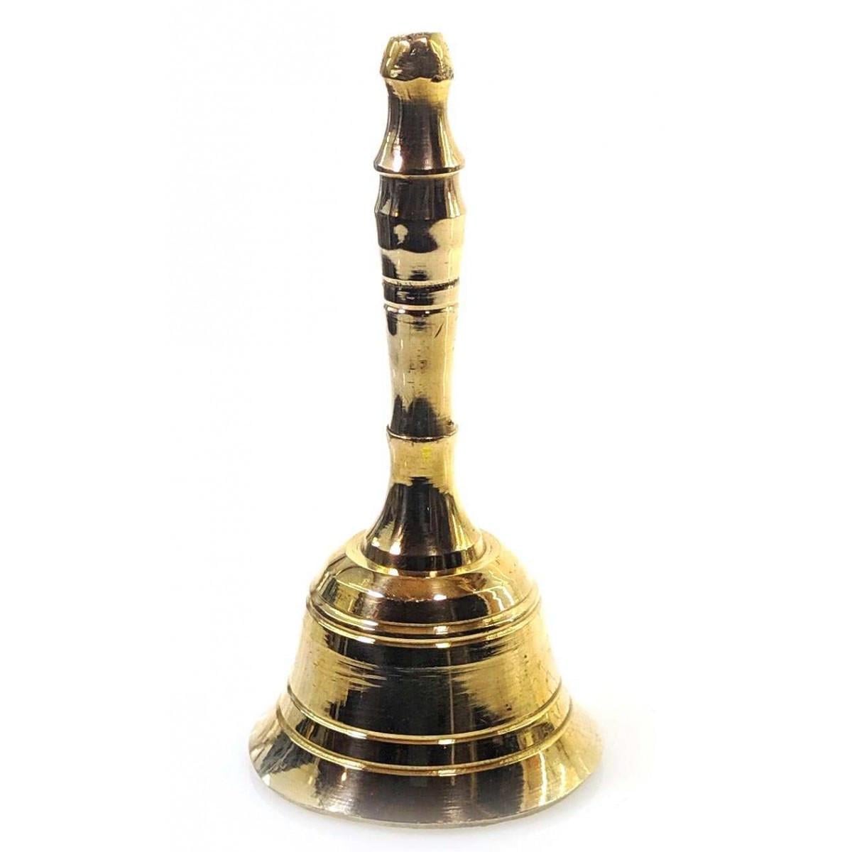 Дзвін з ручкою d-5,5/h-10 см Бронзовий (25870)