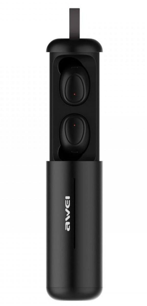 Наушники Awei T5 с зарядным боксом Black (5584)