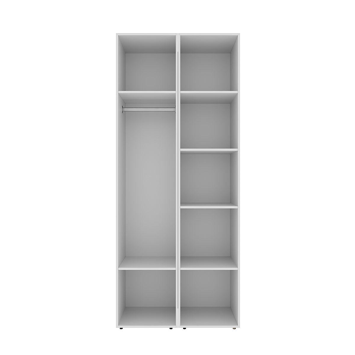 Шкаф распашной комбинированный ART IN HEAD №13 Light 800x500x2200 мм Белый бриллиант (GALTK0131000000) - фото 2 Шкаф распашной комбинированный ART IN HEAD №13 Light 800x500x2200 мм Белый бриллиант (GALTK0131000000) - фото 2