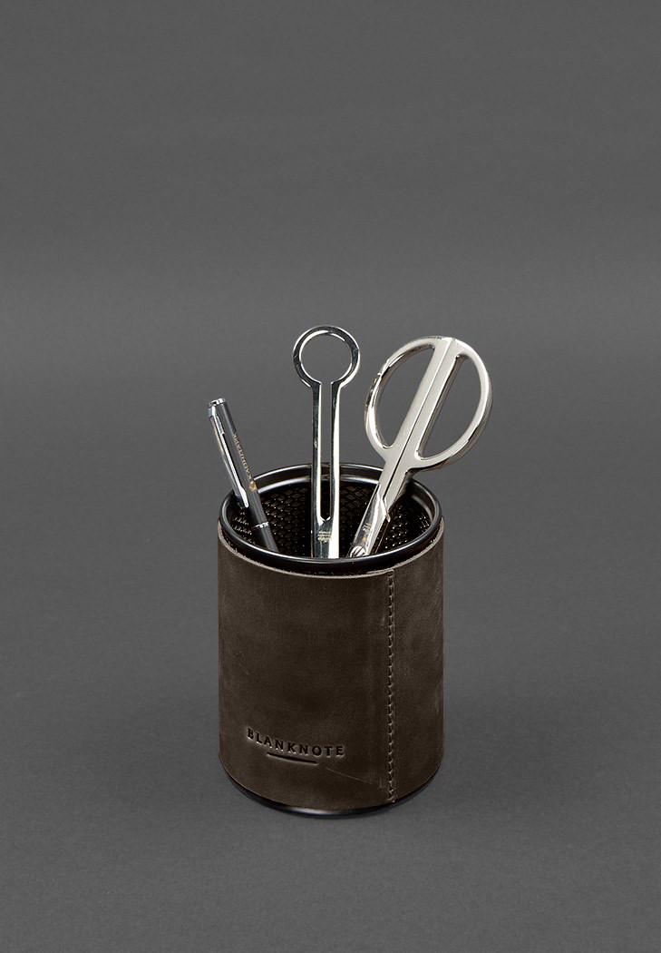 Набор настольный из натуральной кожи 5.0 с картой Украины Crazy Horse Темно-коричневый (A-028354) - фото 8