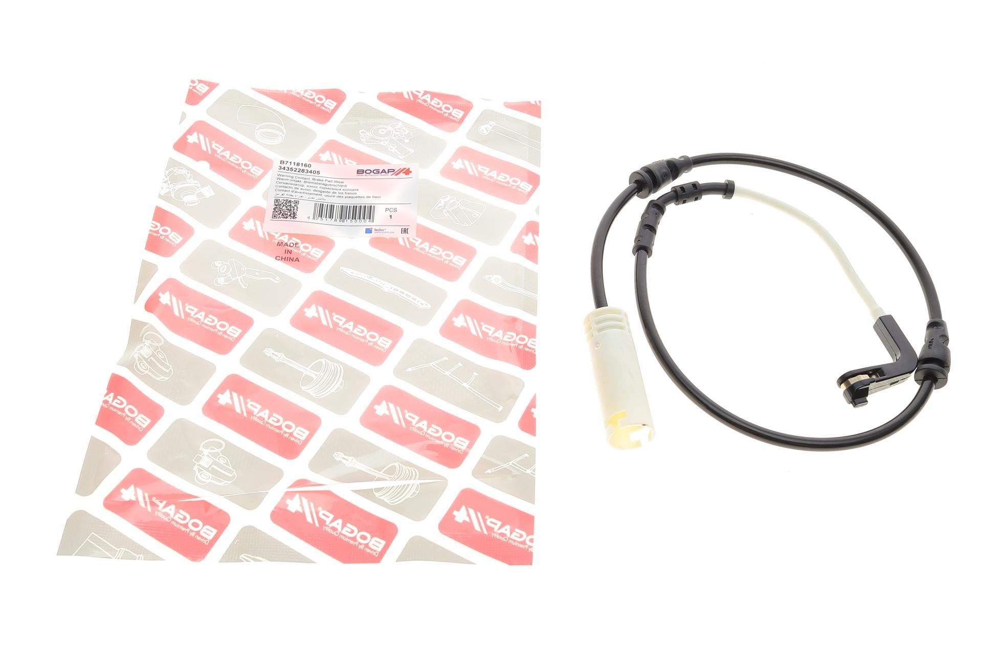 Датчик BOGAP износа тормозных колодок передних BMW 3 E90/E92/E93 07-13 (B7118160) Датчик BOGAP износа тормозных колодок передних BMW 3 E90/E92/E93 07-13 (B7118160)