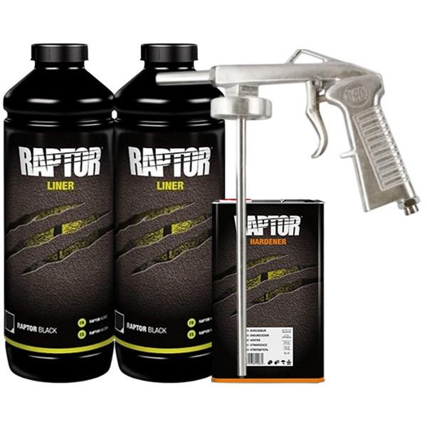 Защитное покрытие повышенной прочности U-POL RAPTOR и пистолет 2 л