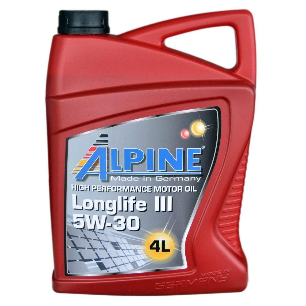 Моторне мастило автомобільне Alpine Longlife III C3 5W-30 4 л (23440)