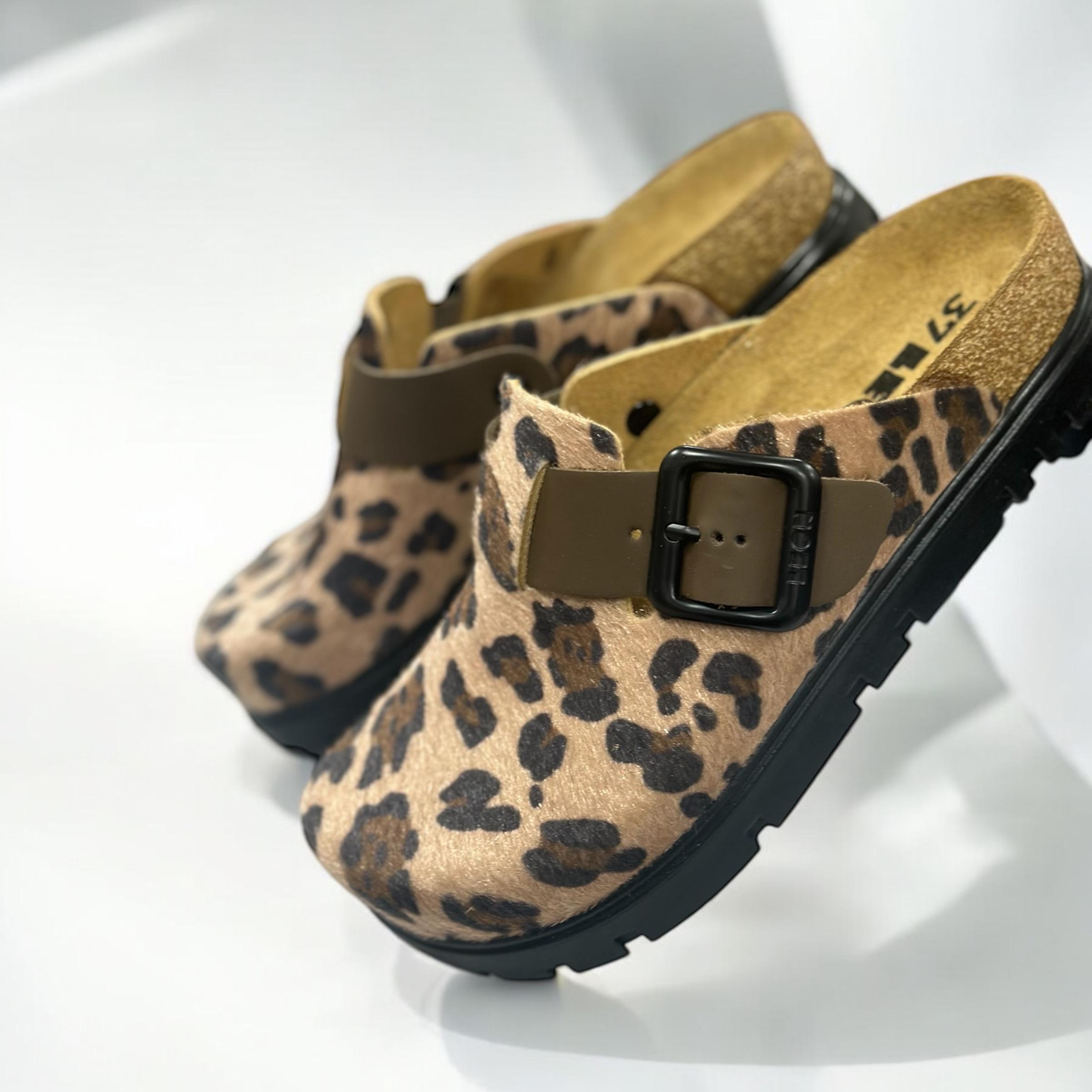 Сабо Leon жіночі замшеві р. 38 Леопардовий (26395987) - фото 2