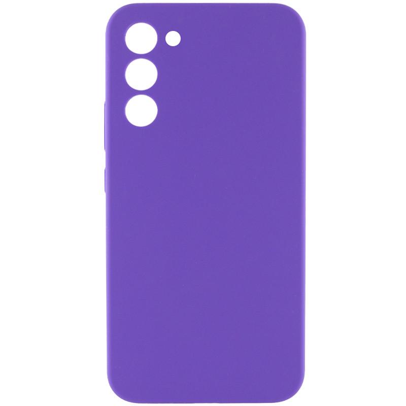 Противоударный чехол Silicone Cover Lakshmi Full Camera (AAA) для Samsung Galaxy S24 Фиолетовый / Amethyst