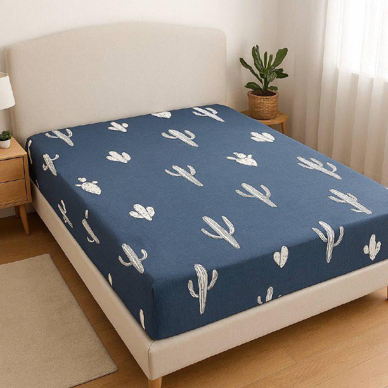 Простынь на резинке Cactus ранфорс 180х200 см (R-1504c/WP/x180)