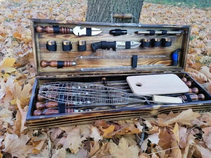 Набор шампуров Мясник №5 в кейсе (10644961)