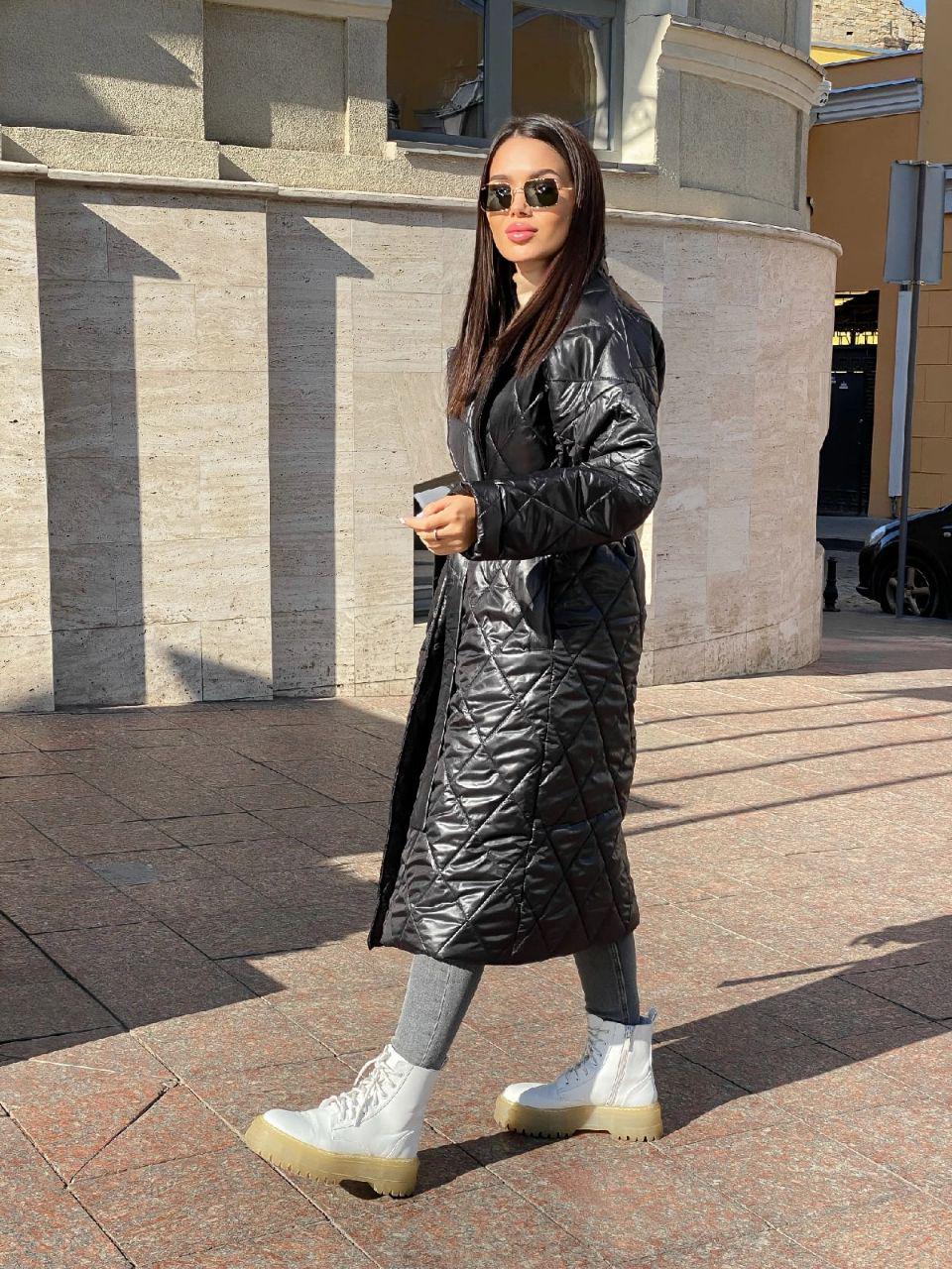 Куртка-пальто женская зимняя р. 42-46 (Мб1541500) - фото 7