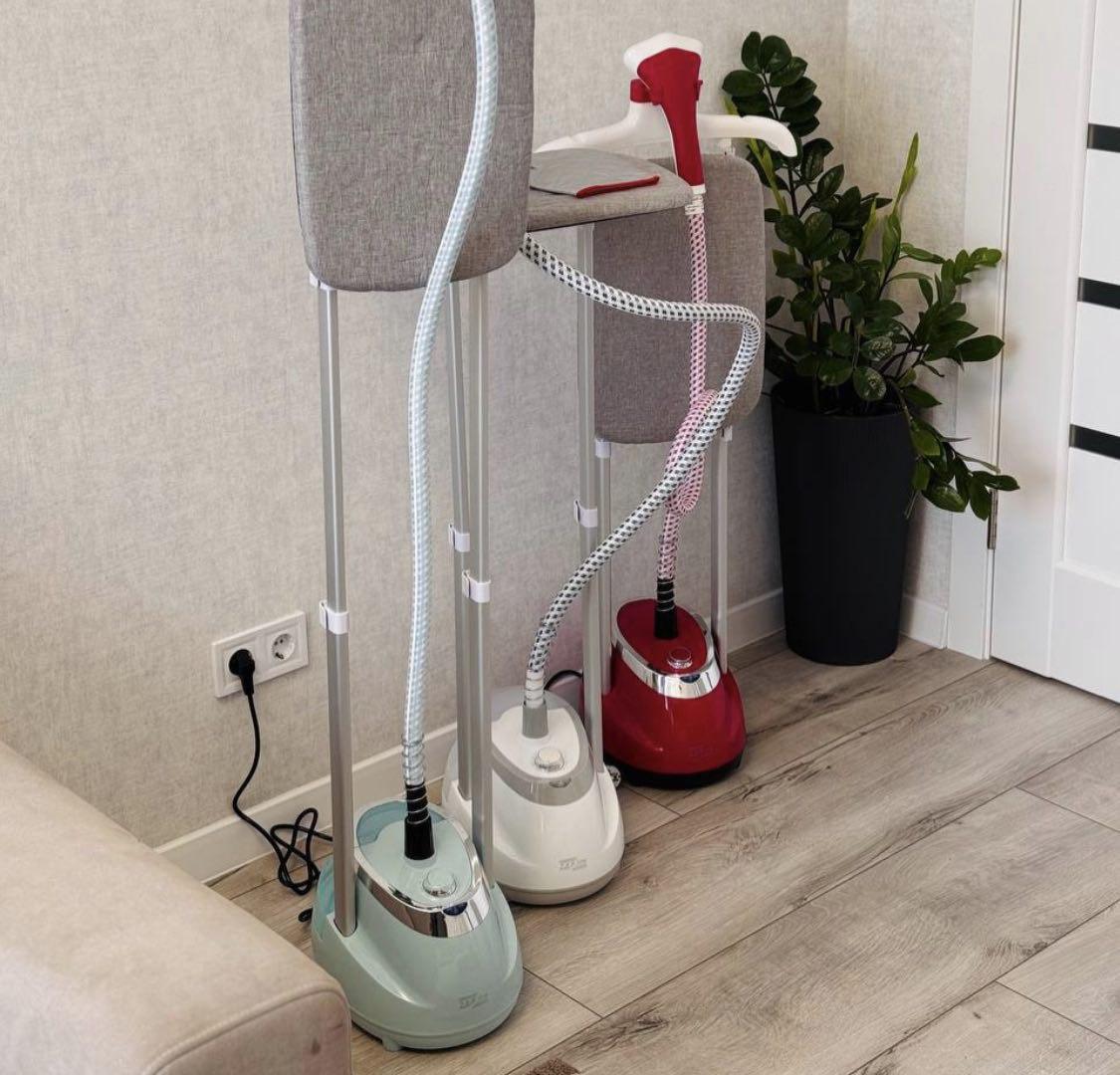 Відпарювач для одягу вертикальний з вішалкою Zepline ZP-129 3000 Вт Червоний (MUL0449) - фото 8