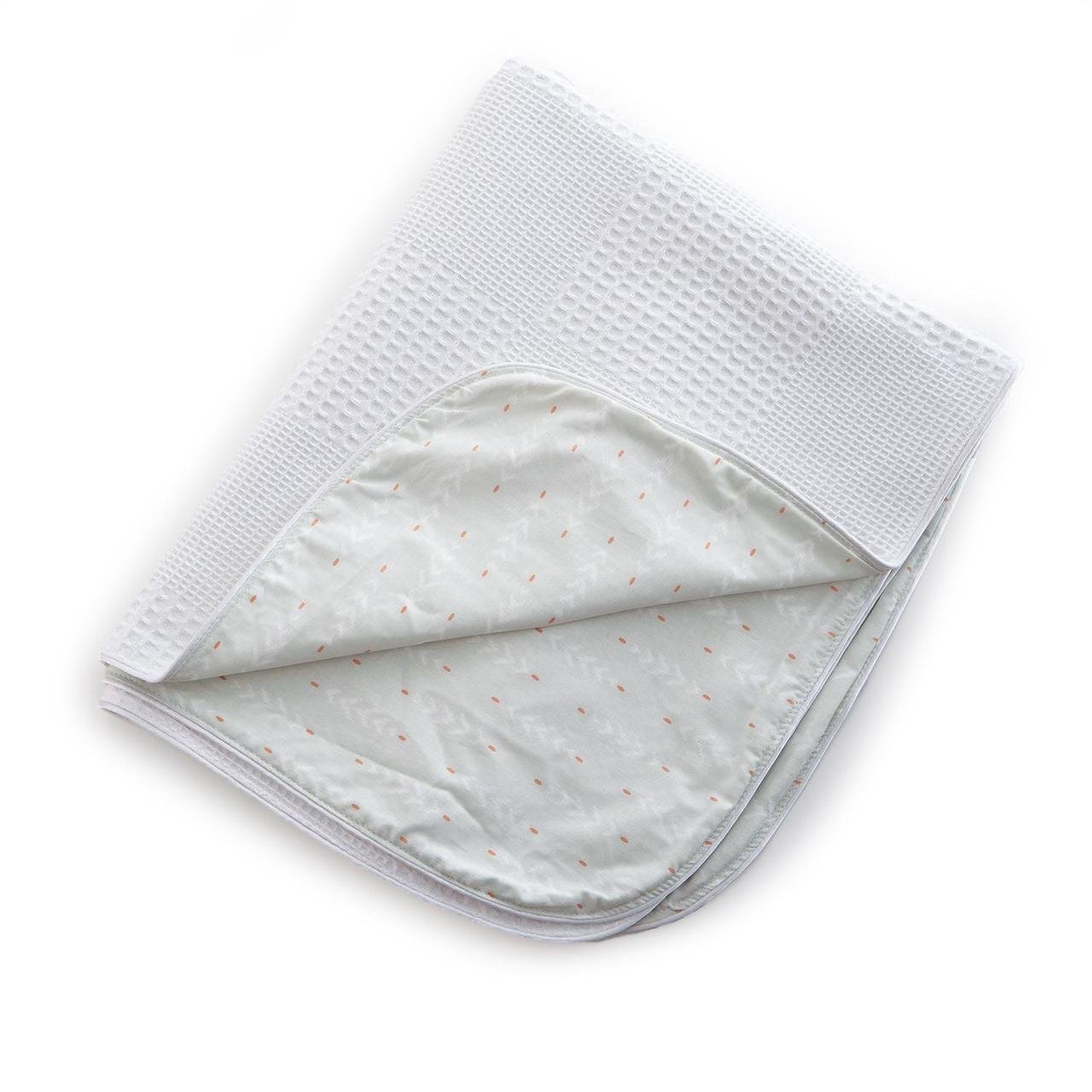 Дитячий набір плед і подушка Twins Waffle 100х80/40x60 см М'ятний